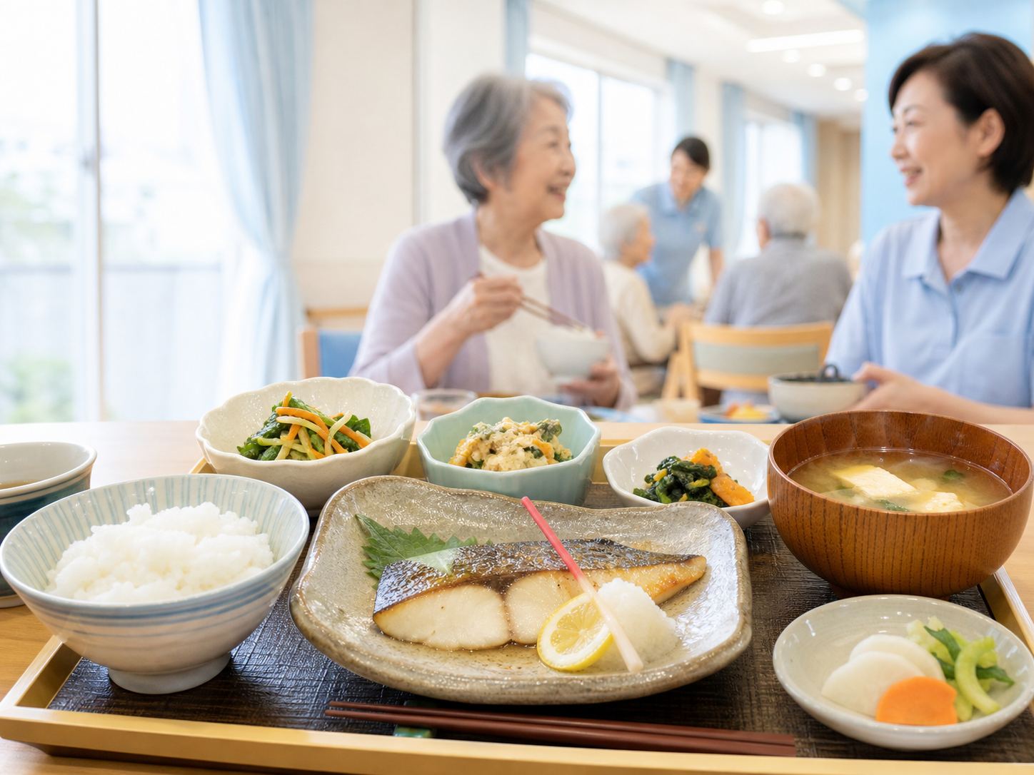 手作りの昼食